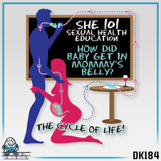 DK184: Baby In The Belly - Toddler Sized T-Shirt
