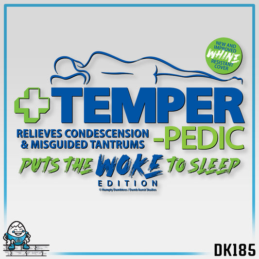 DK185: Temper-pedic - Ladies Raceback Tank