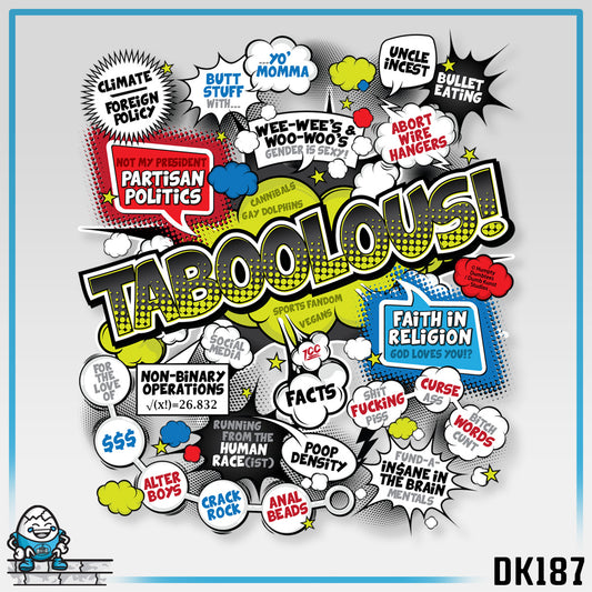 DK187: Taboolous! - Ladies Racerback Tank