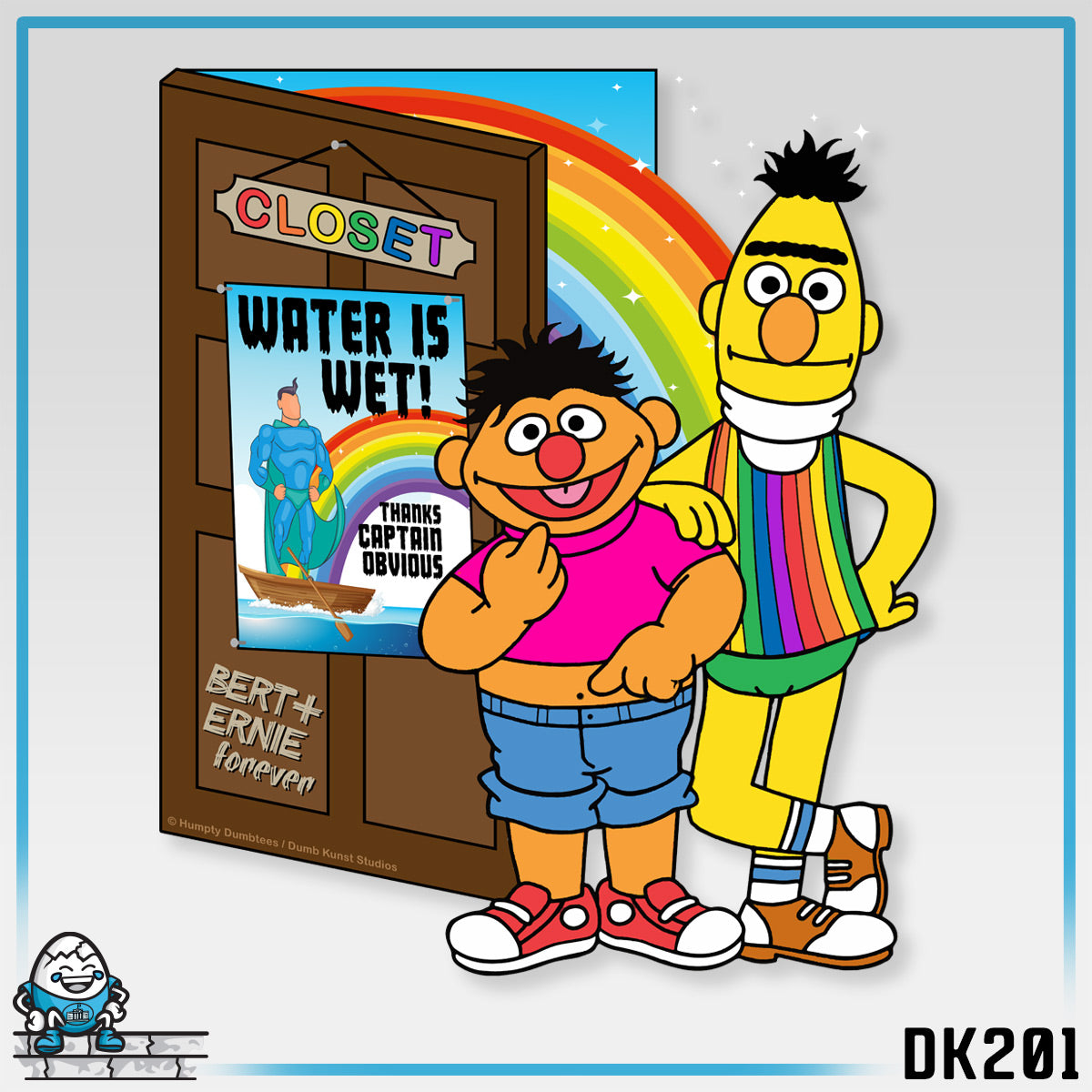 DK201: Bert & Ernie's Closet - Unisex S/S T-Shirt