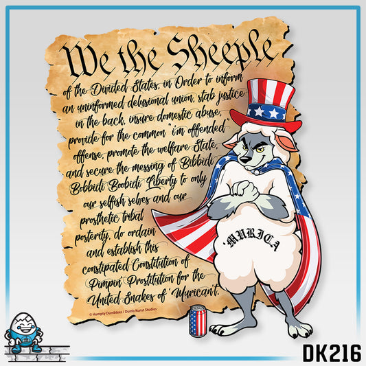 DK216: We The Sheeple - Unisex S/S T-Shirt