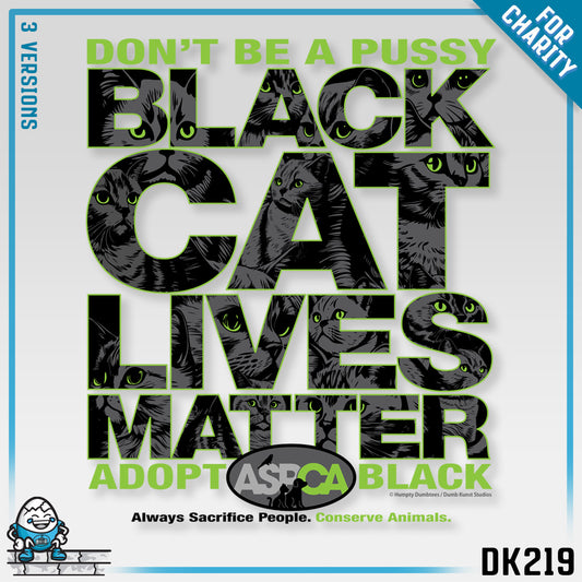 DK219: ASPCA (Black Cat Edition) - Ladies Raceback Tank