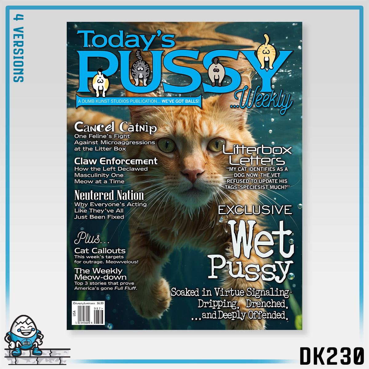 DK230: Today's Pussy... Weekly (Wet Pussy Edition) - Ladies Racerback Tank