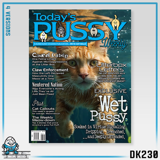DK230: Today's Pussy... Weekly (Wet Pussy Edition) - Ladies Racerback Tank