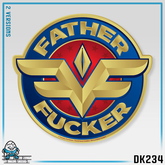 DK234: MF'in Fatherfuckers (HER Edition) - Ladies Racerback Tank