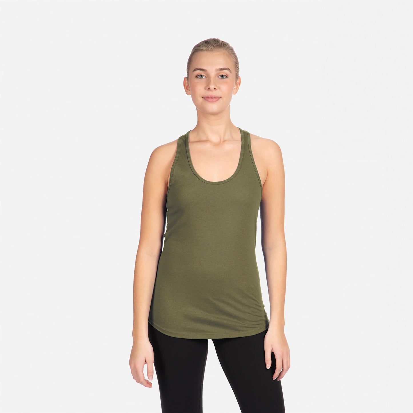 DK159: WTF! FTW! Facts! (Camo Edition) - Ladies Racerback Tank