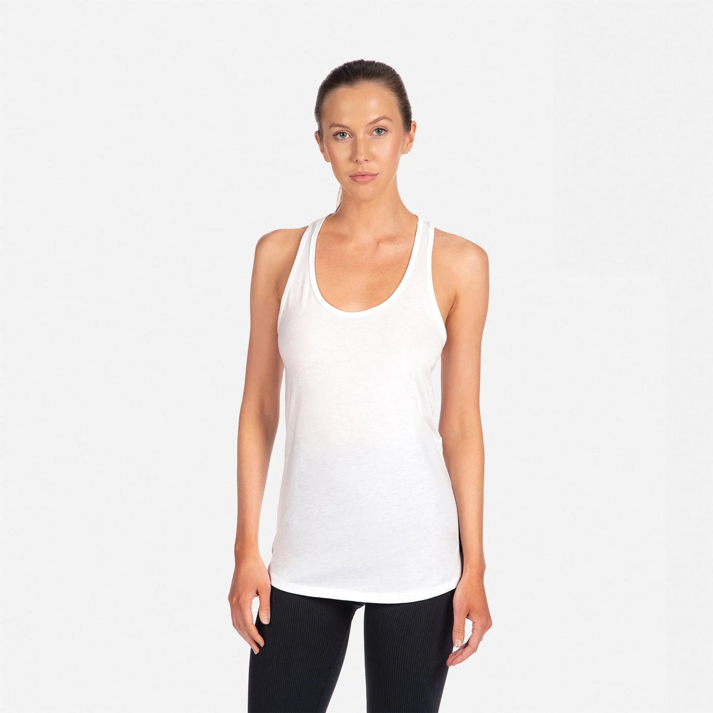 DK99: The Human Racist (Tonal Edition) - Ladies Racerback Tank