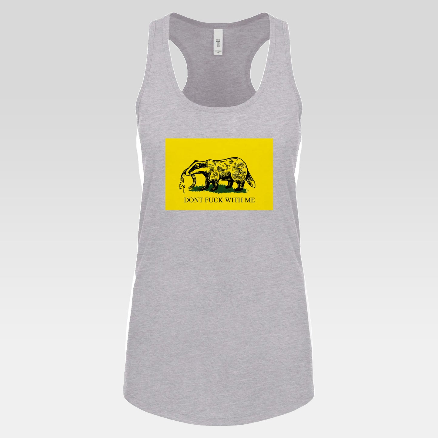 DK14: Honey Badger Don't Give A Fuck - Ladies Racerback Tank