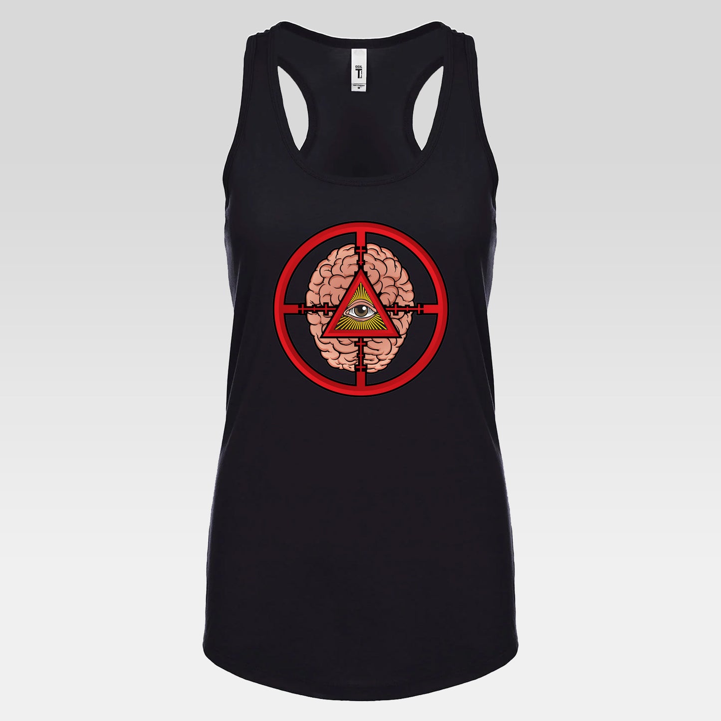DK41: The Cluttered Mind - Ladies Racerback Tank