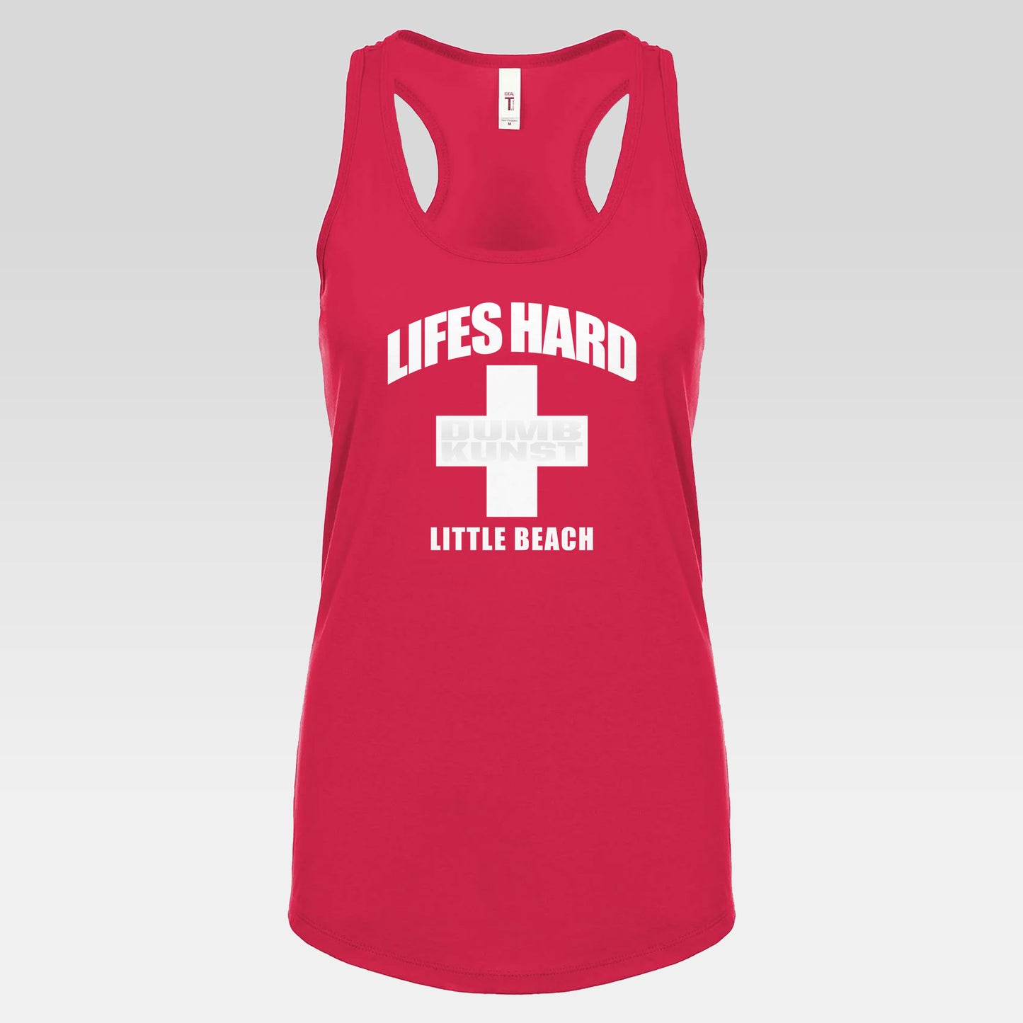DK42: LIFESHARD - Little Beach - Ladies Racerback Tank