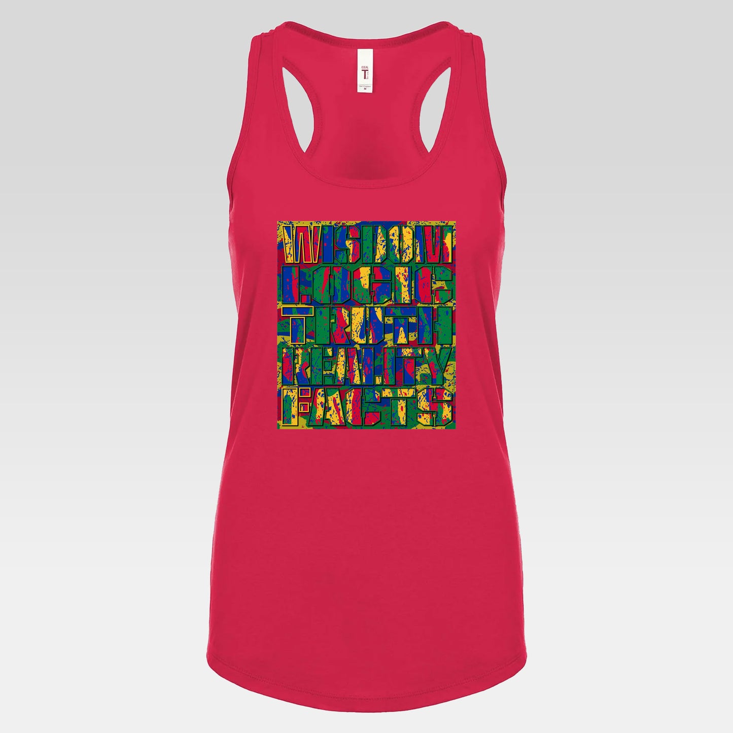DK159: WTF! FTW! Facts! (Basic Edition) - Ladies Racerback Tank