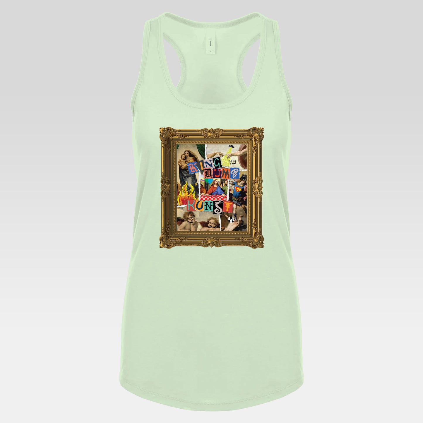 DK169: Kingdumb Kunst - Ladies Racerback Tank