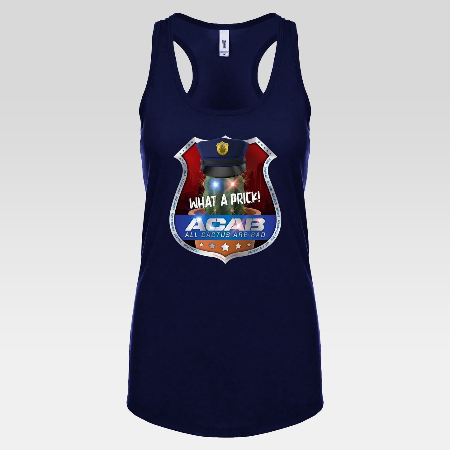 DK210: A.C.A.B. (Cactus Edition) - Ladies Raceback Tank