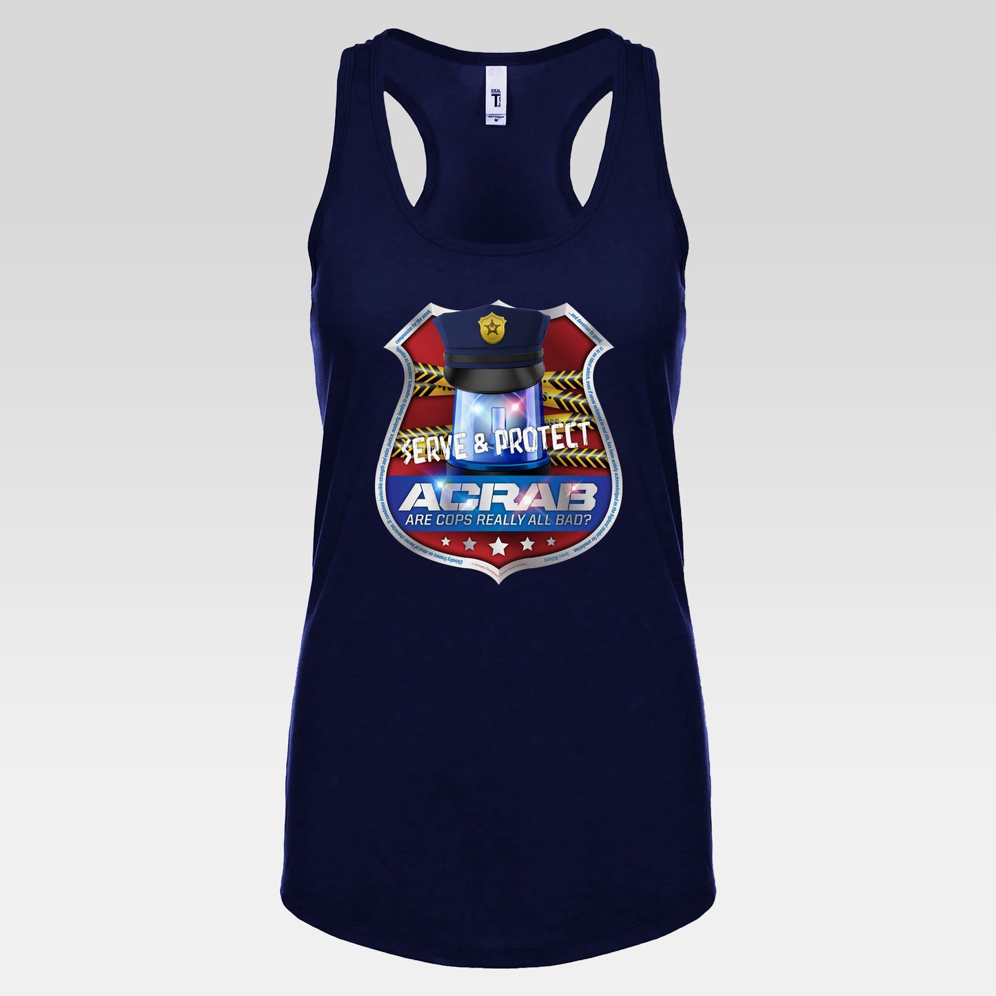 DK210: A.C.A.B. (Cops Edition) - Ladies Raceback Tank