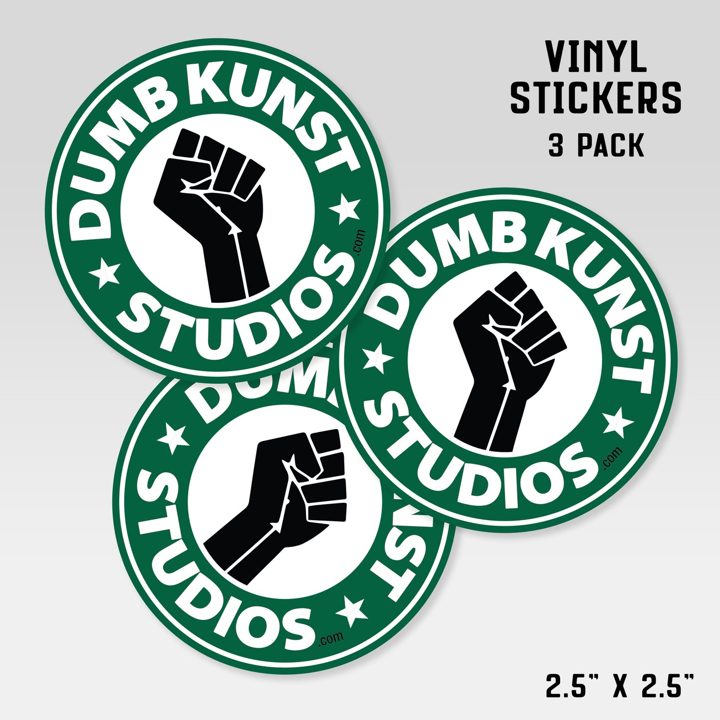 DK2: We'll Take Our Coffee Black - Vinyl Sticker 3pk