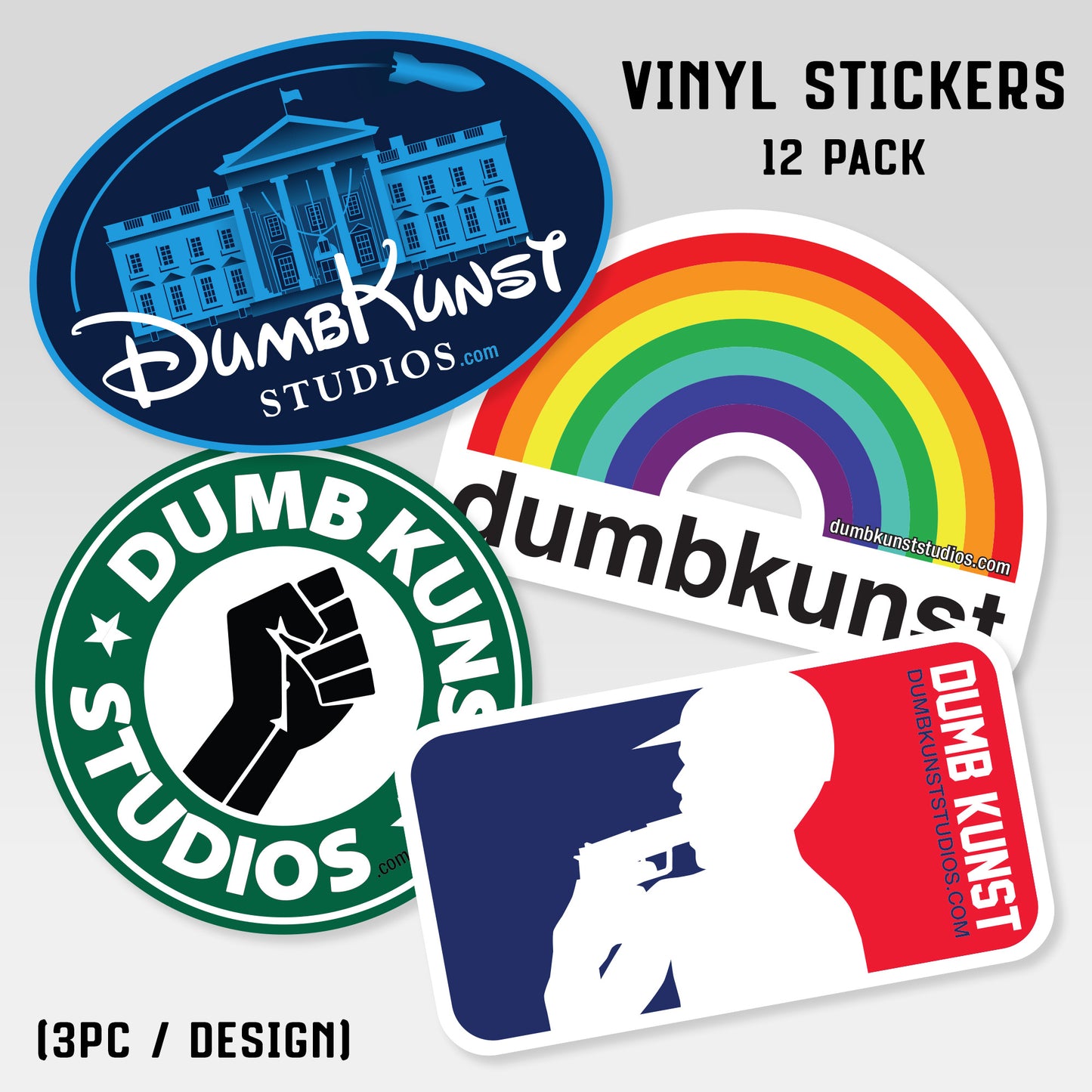 DKS: Assorted Sticker Set - Vinyl Sticker 12pk