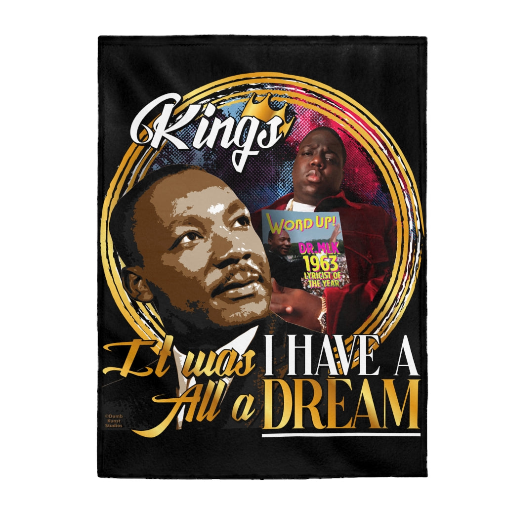DK50: King Recognize King - Velveteen Plush Blanket