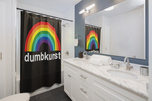 DK16: Dumb Kunst Under The Rainbow - Shower Curtain