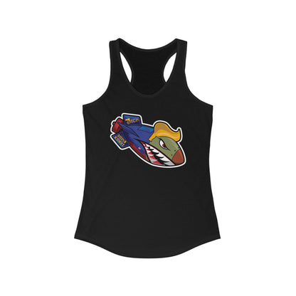 DK182: Dickold Trump - Ladies Racerback Tank