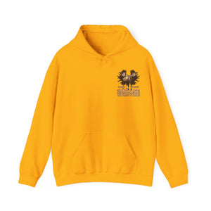 Moose Lodge 2427 - Moose Antlers - Hooded Sweatshirt (Front & Back Print)