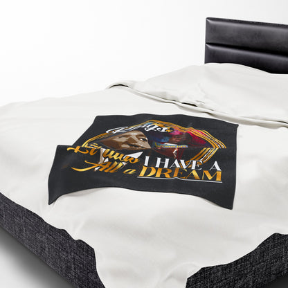 DK50: King Recognize King - Velveteen Plush Blanket