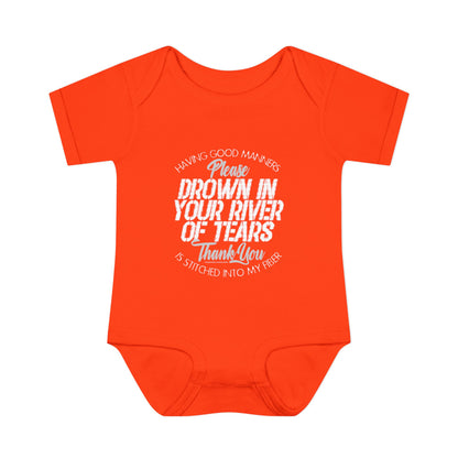 DK90: Please & Thank You (Drown In Your River of Tears) - Infant Sized Onsie