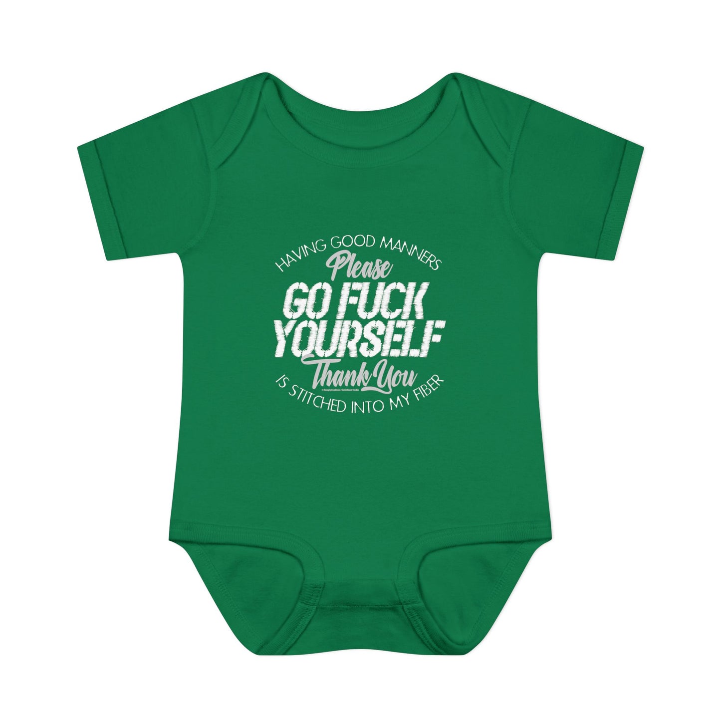 DK90: Please & Thank You (Go Fuck Yourself) - Infant Sized Onsie