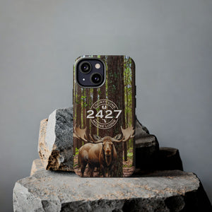 Moose Lodge 2427 - Woodlands Moose - Tough Phone Cases (Select Phone Models)