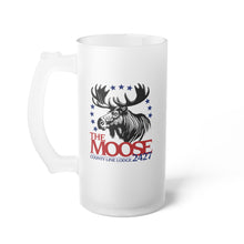 Load image into Gallery viewer, Moose Lodge 2427 - Moose For President - Frosted Glass Beer Mug
