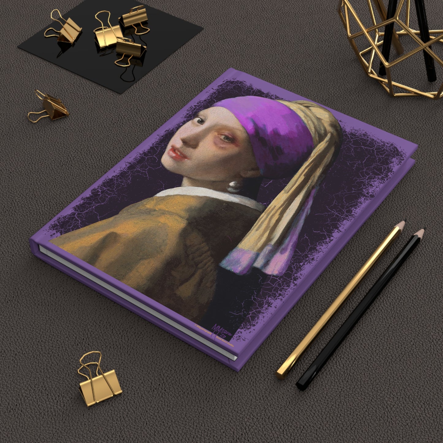 DK18: Girl With the Black Eye - Hardcover Writing Journal