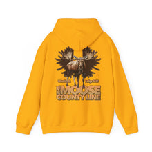 Load image into Gallery viewer, Moose Lodge 2427 - Moose Antlers - Hooded Sweatshirt (Front &amp; Back Print)
