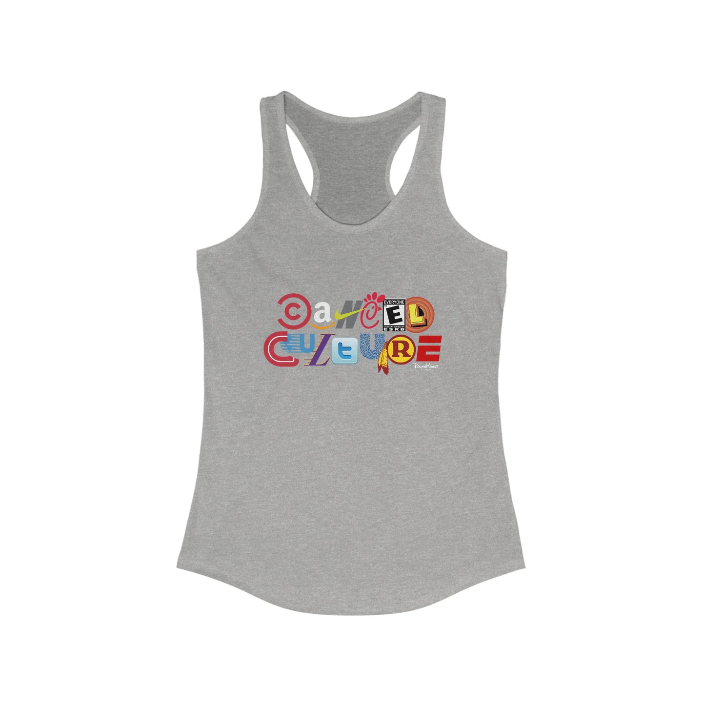 DK53: Cancel Culture - Ladies Racerback Tank