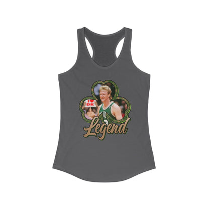 DK33: Give 'em the Bird (Larry Edition) - Ladies Racerback Tank