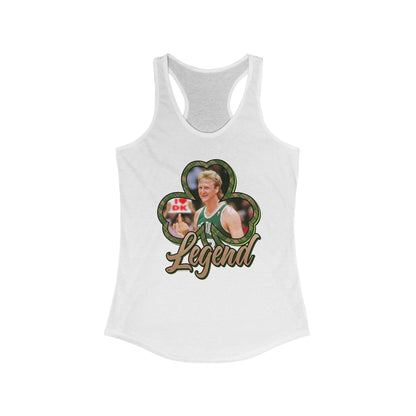 DK33: Give 'em the Bird (Larry Edition) - Ladies Racerback Tank