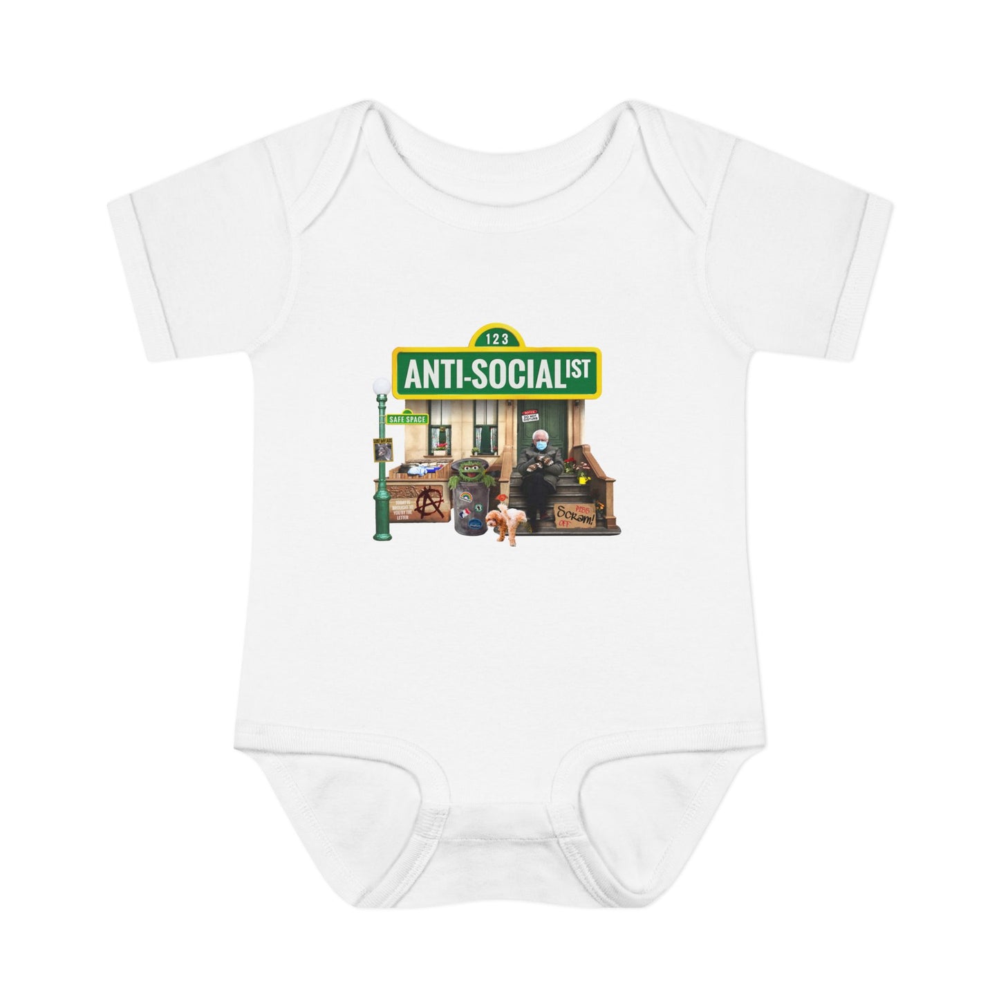 DK58: Bernie The Grouch - Infant Sized Onsie