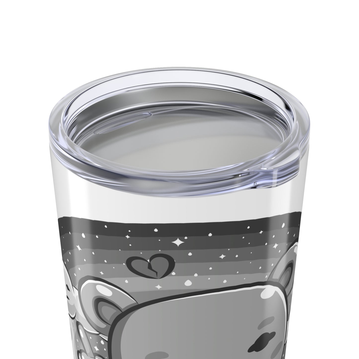 DK227: Nobody Cares Bear - 20oz Travel Tumbler