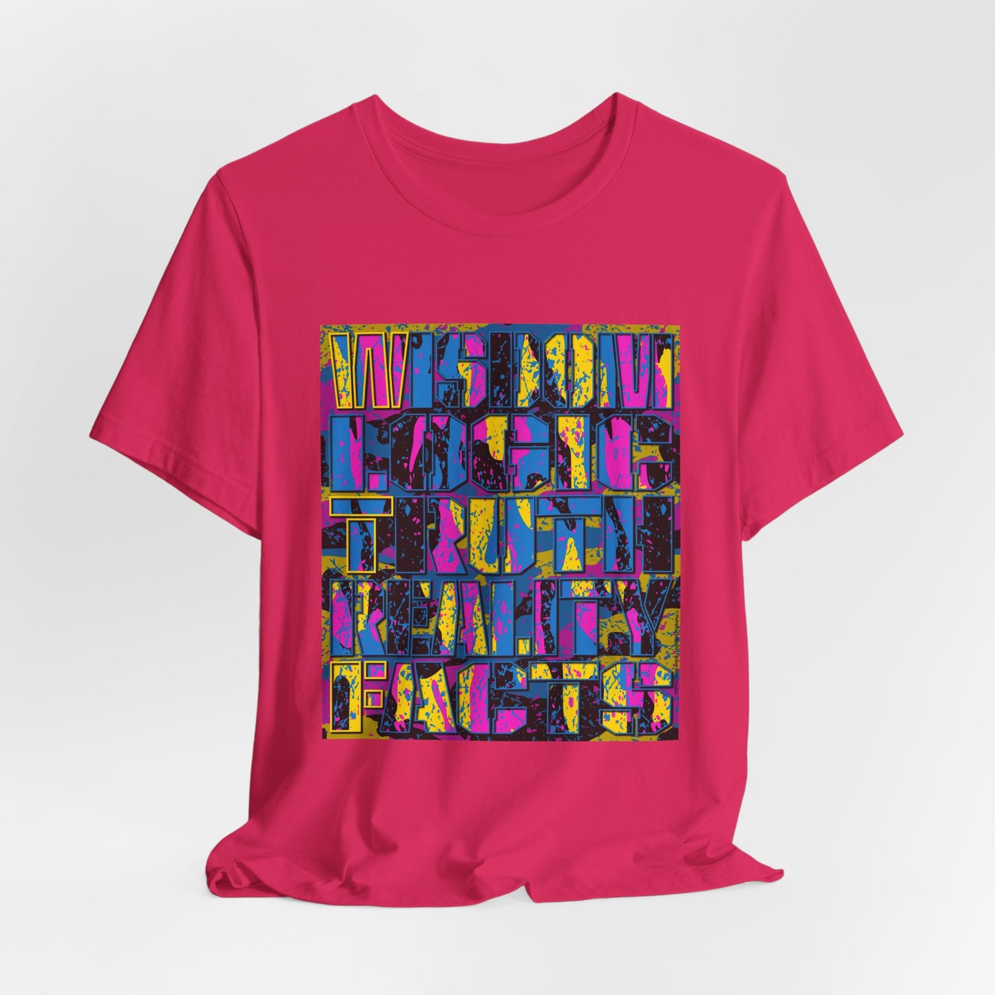 DK159: WTF! FTW! Facts! (CMYK Edition) - Unisex S/S T-Shirt