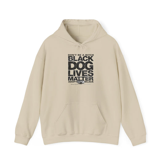 DK219: ASPCA (Black Dog Edition) - Adult Hooded Sweatshirt