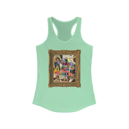 DK169: Kingdumb Kunst - Ladies Racerback Tank