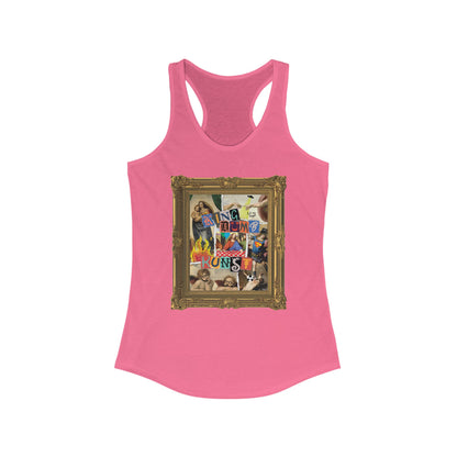 DK169: Kingdumb Kunst - Ladies Racerback Tank
