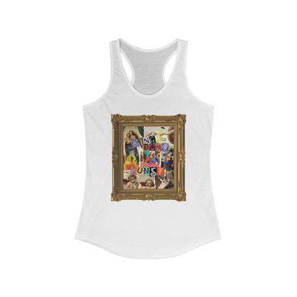 DK169: Kingdumb Kunst - Ladies Racerback Tank