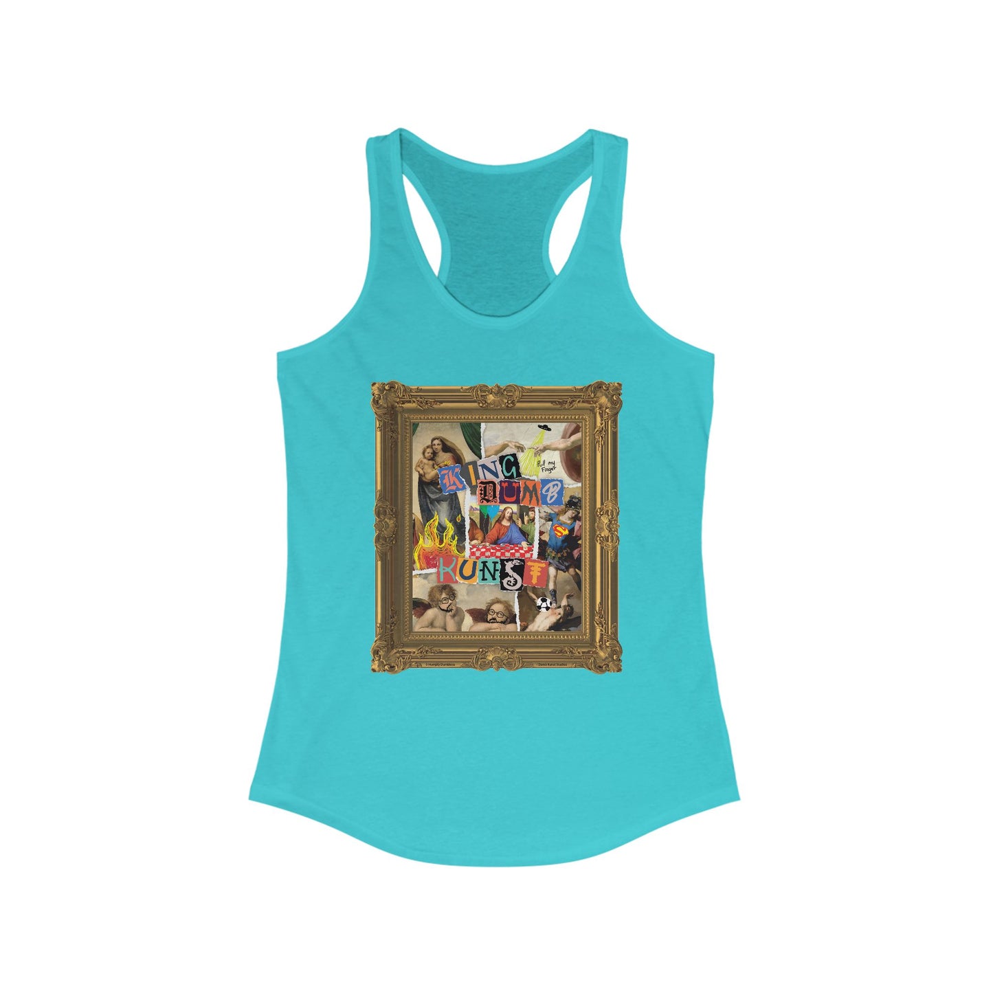 DK169: Kingdumb Kunst - Ladies Racerback Tank