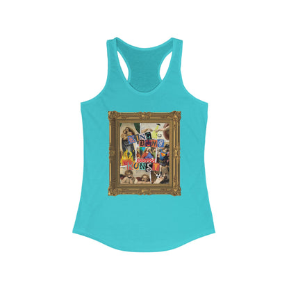 DK169: Kingdumb Kunst - Ladies Racerback Tank