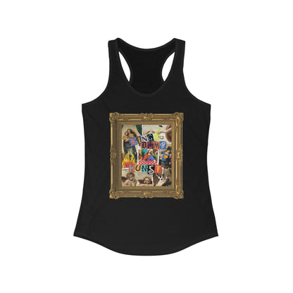 DK169: Kingdumb Kunst - Ladies Racerback Tank