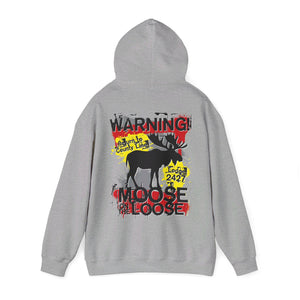 Moose Lodge 2427 - Loose Moose - Hooded Sweatshirt (Front & Back Print)