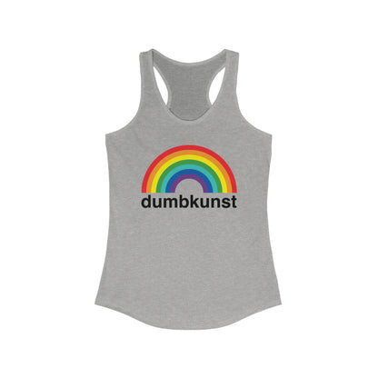 DK15: Dumb Kunst Under The Rainbow - Ladies Racerback Tank