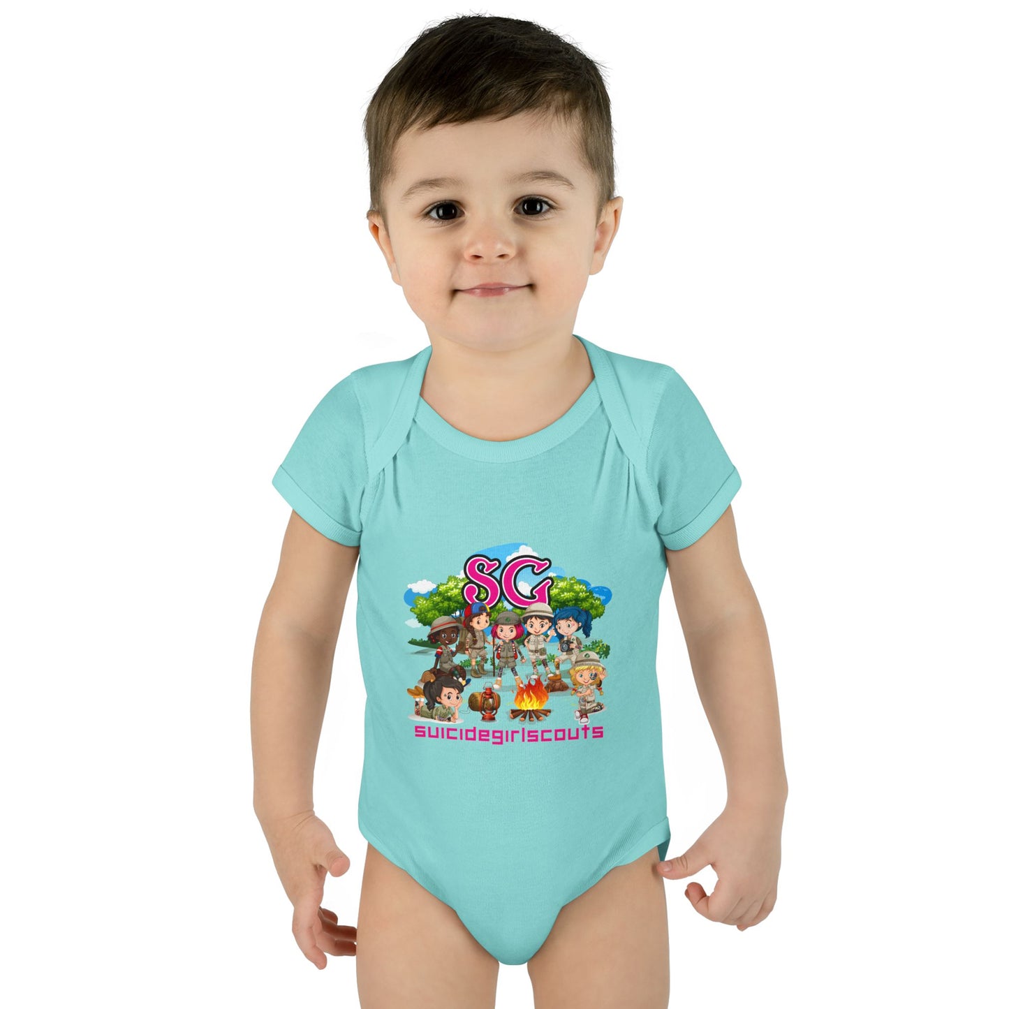 DK66: Suicide Girlscouts - Infant Sized Onsie