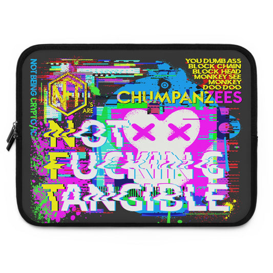 DK195: NFT Chumpanzees - Padded Laptop / Tablet Sleeve