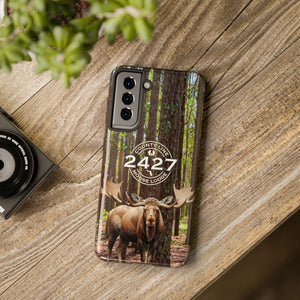 Moose Lodge 2427 - Woodlands Moose - Tough Phone Cases (Select Phone Models)