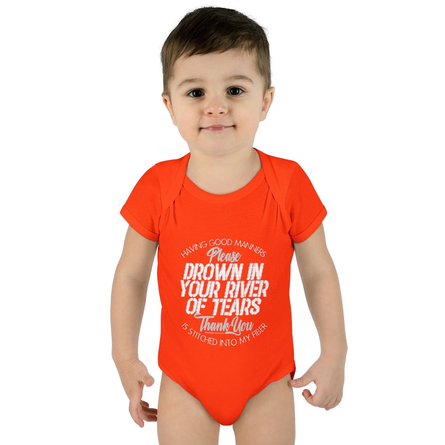 DK90: Please & Thank You (Drown In Your River of Tears) - Infant Sized Onsie
